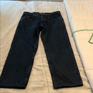 Lee Men's Dark Blue Relaxed Jeans